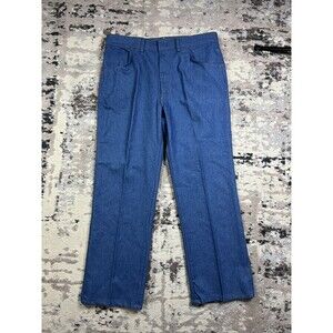 Vintage Made in USA Wrangler Hero Men’s Blue Classic Straight Pants 38 x 29 New